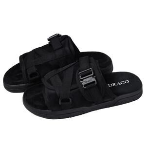 Draco Men's Black Phantoms Remastered Slide Sandals Size 9-10